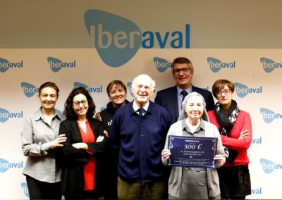 Iberaval dona 300 euros a la causa solidaria de la Hermana Gloria, colaboradora del Banco de Alimentos de Valladolid