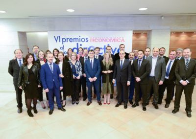 Pisonero recibe el Premio al Mejor Directivo de Empresa arropado por la plantilla de Iberaval