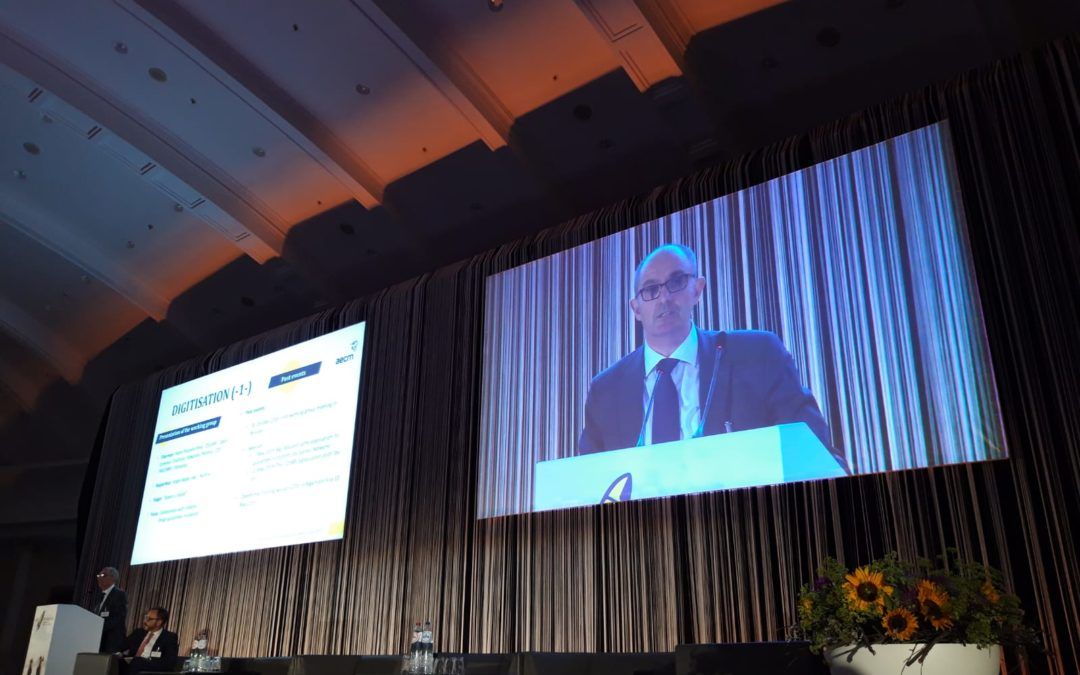 Pedro Pisonero da la cara por el cambio digital de las SGR en la Asamblea de AECM