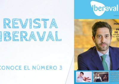 El número 3 de la revista de Iberaval, con nuestros socios más televisivos
