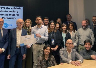 Iberaval y sus empleados donan 2.100 euros a un proyecto solidario de Manos Unidas en Castilla y León