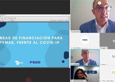 Pedro Pisonero convoca a las pymes sorianas a aprovechar las condiciones actuales de acceso al crédito para afrontar el impacto del COVID-19