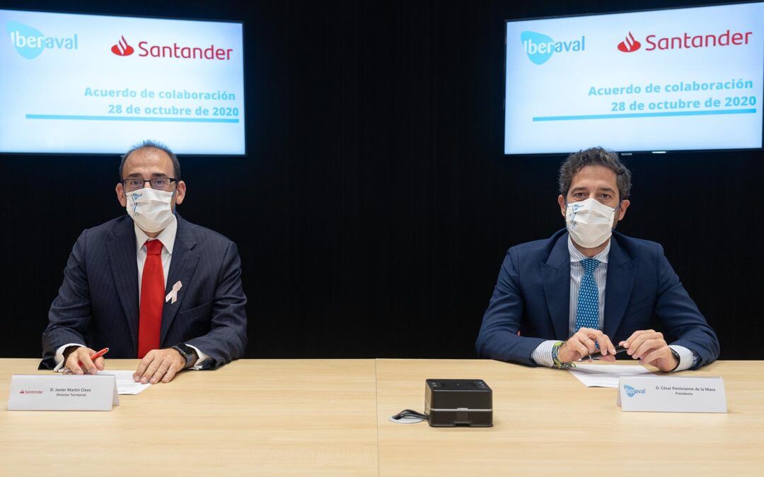 Iberaval y Santander facilitarán 100 millones de euros a las pymes para paliar los efectos de la crisis que ha provocado la pandemia del coronavirus
