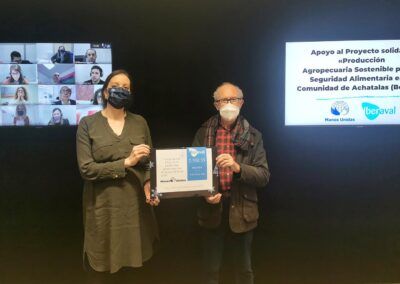 Iberaval y Manos Unidas se alían para mejorar la producción agropecuaria sostenible en Bolivia