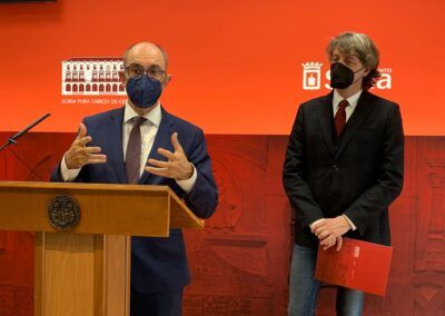 El Ayuntamiento de Soria e Iberaval facilitan inversiones por 27 millones de euros en Soria desde 2014 y sostienen 2.000 puestos de trabajo