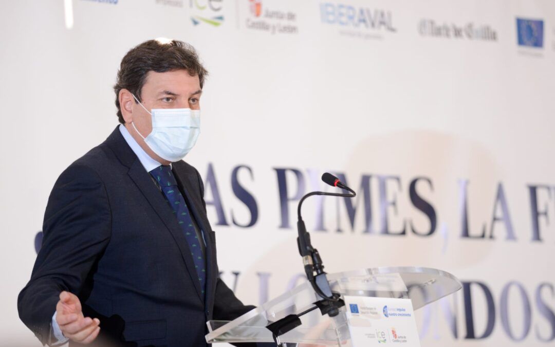 Fernández Carriedo apuesta por aprovechar los fondos europeos para transformar, modernizar y hacer de Castilla y León una economía competitiva
