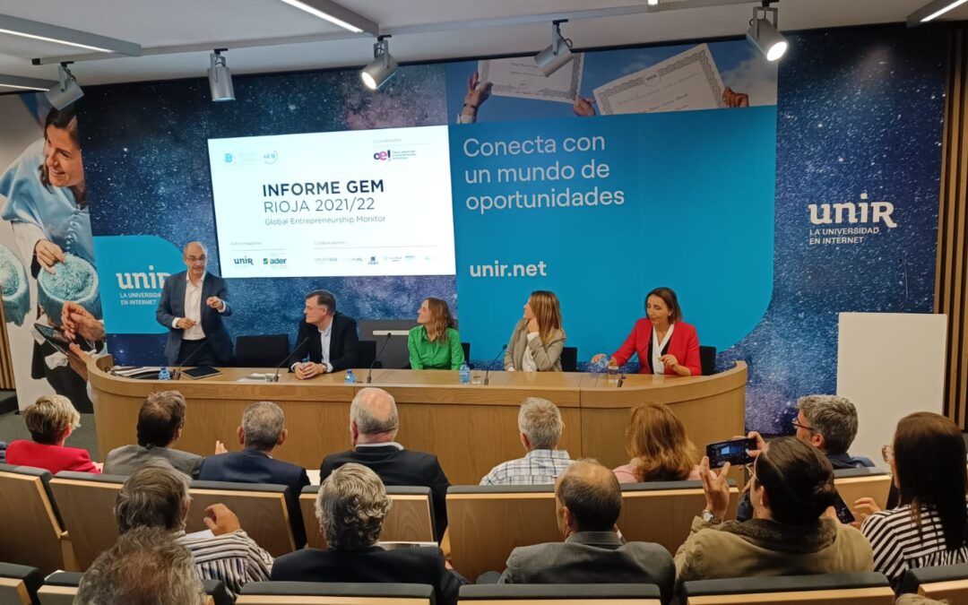 El ecosistema emprendedor se abre paso en la presentación del Informe GEM Rioja 2021-2022