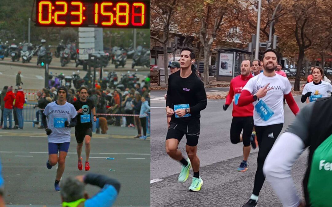 Óscar del Barrio y Víctor Blanco logran la tercera posición en la Carrera de las Empresas de Madrid
